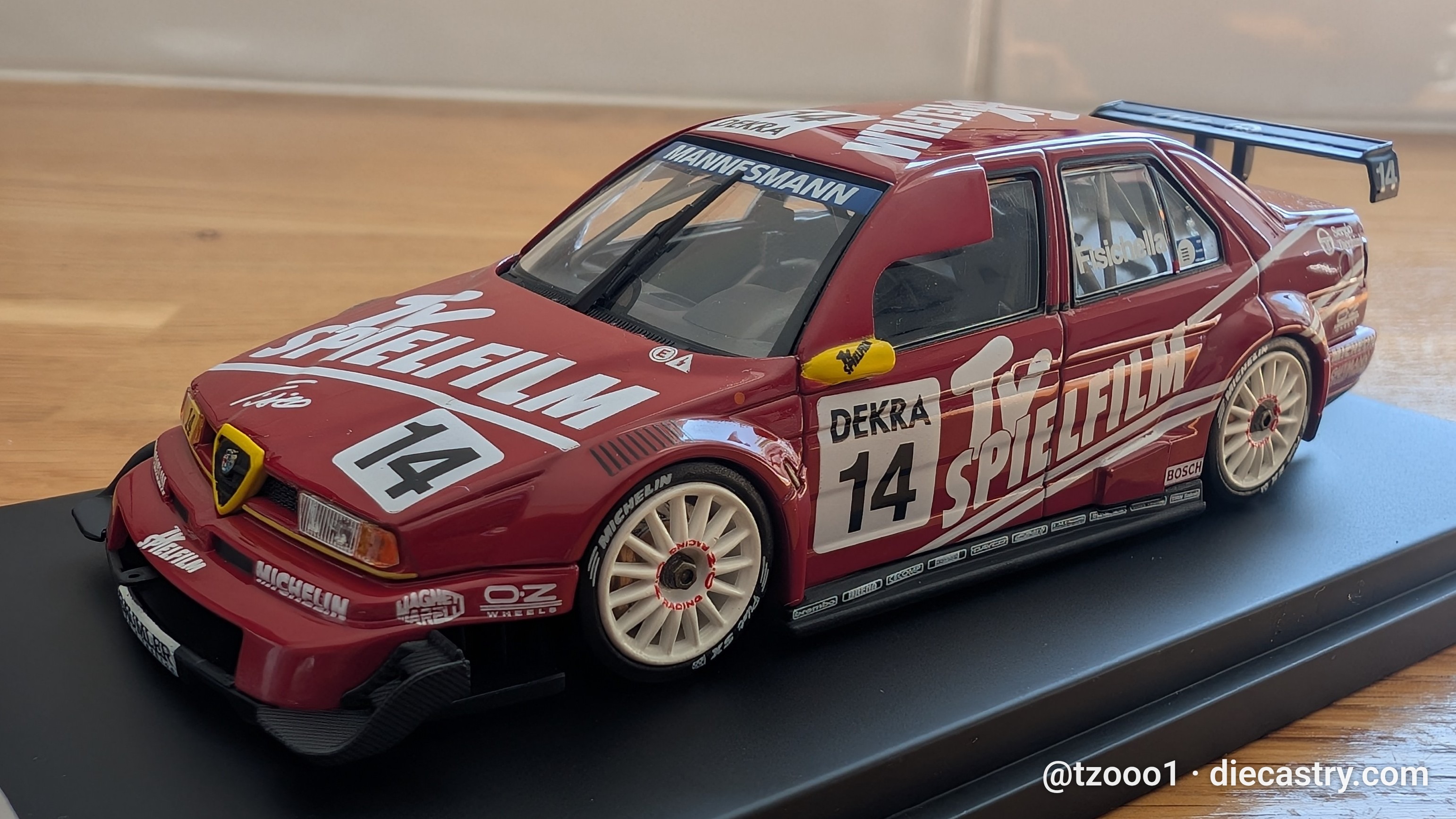 Alfa Romeo 156 TS 1994 BTCC (#56) ミニカー 1994 Alfa Romeo 155 TC BTCC Silverstone #56 (#56) 1:43 by…
