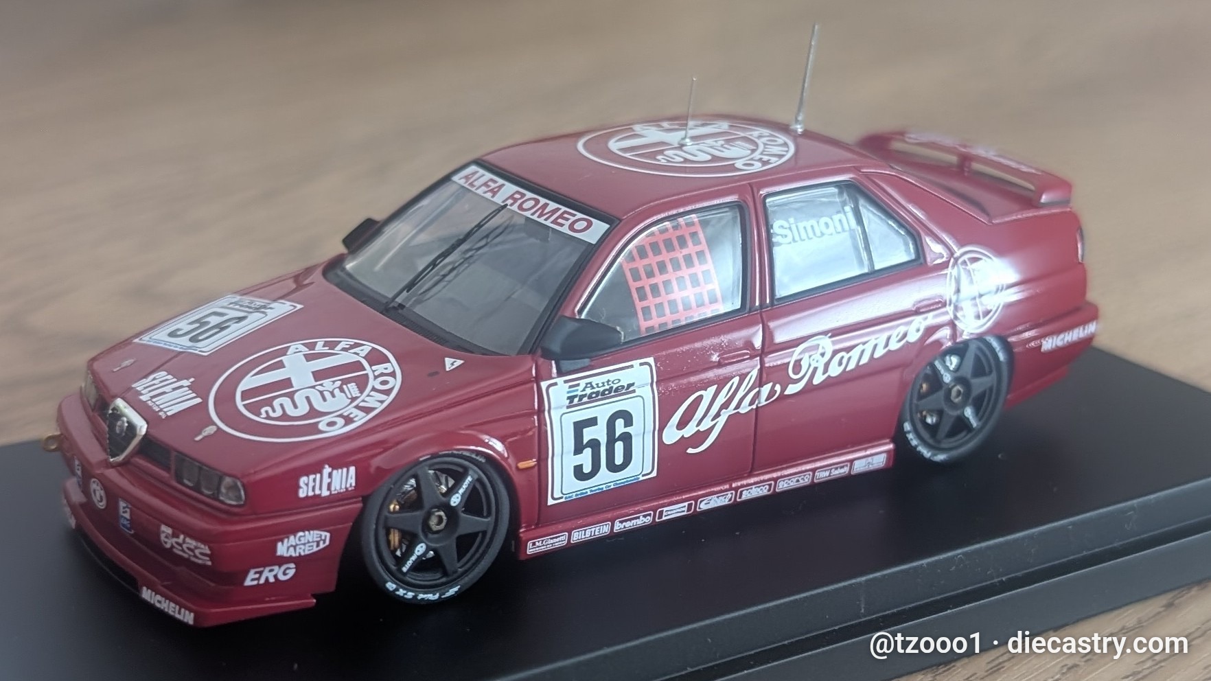 1994 Alfa Romeo 155 TC BTCC Silverstone #56 (#56) 1:43 by…