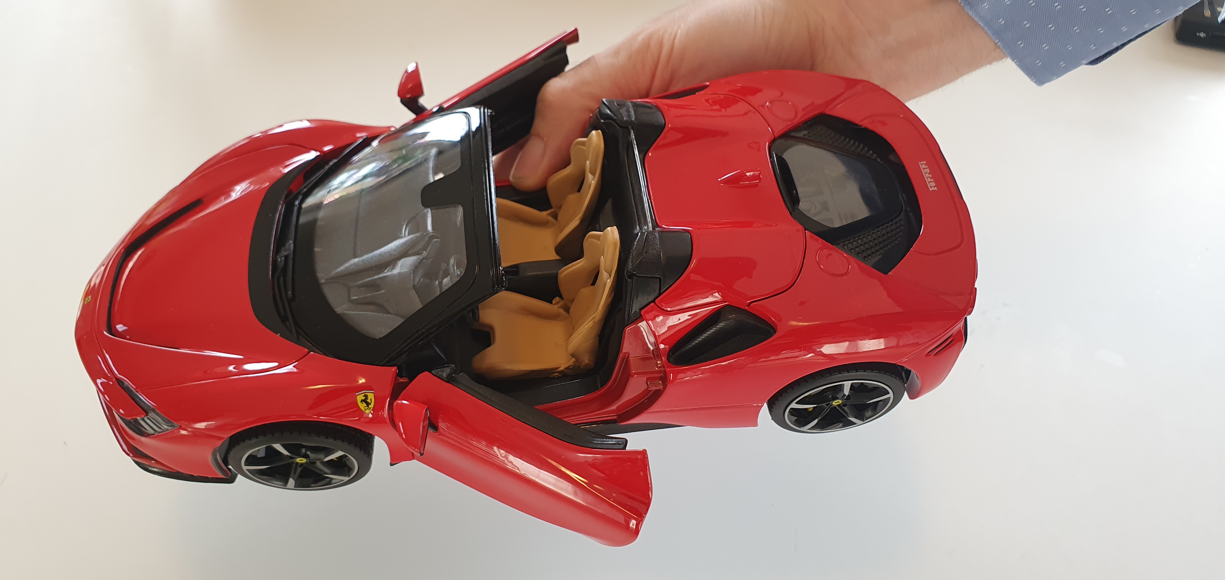 1989 Ferrari 328 GTS (Giallo Modena) 1:18 by Anson